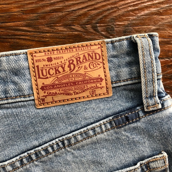 Lucky Brand Jean Shorts Pom Pom Trim 2 / 26 - Picture 9 of 13